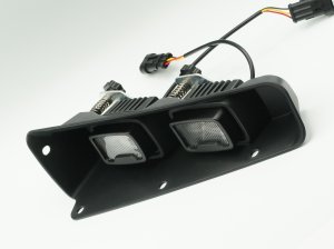 Ford Bronco Front Bumper Fog Light Upgrade Kit - Raptor Style - Steel Bumper Design 